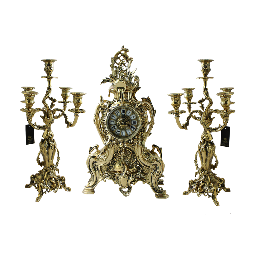 Bello De Bronze Канделябр Голфино 5-ти рожковый, золото