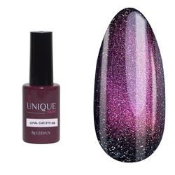 Unique Гель-лак Opal Cat Eye 08 (8ml)