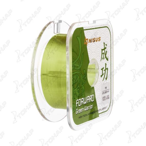 Леска FORWARD Green Warrior 0,165mm/100m Nylon (N-FGW-0165-100) Nisus