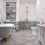 Плитка напольная Axima Кадис Люкс серый 400x400x9 мм (10 шт.=1,6 кв.м)