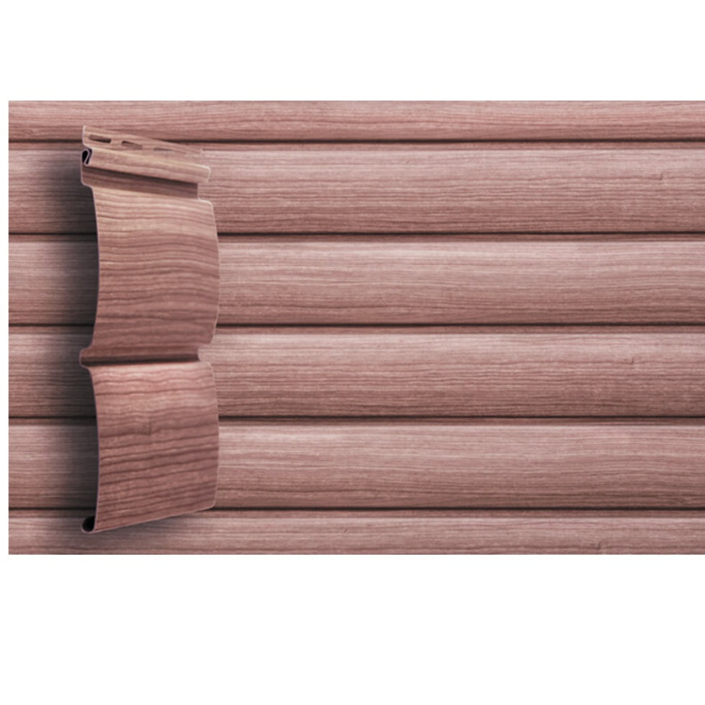 Сайдинг Grand Line Tundra Блок-хаус Рябина 3000 мм