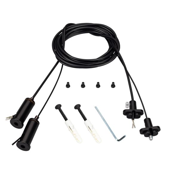 Подвес токопроводящий Arlight ARL-2x2m Set Black 041948