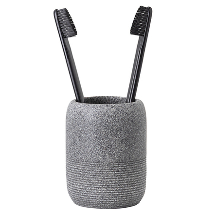 Стакан для зубных щеток Loup, графитовый