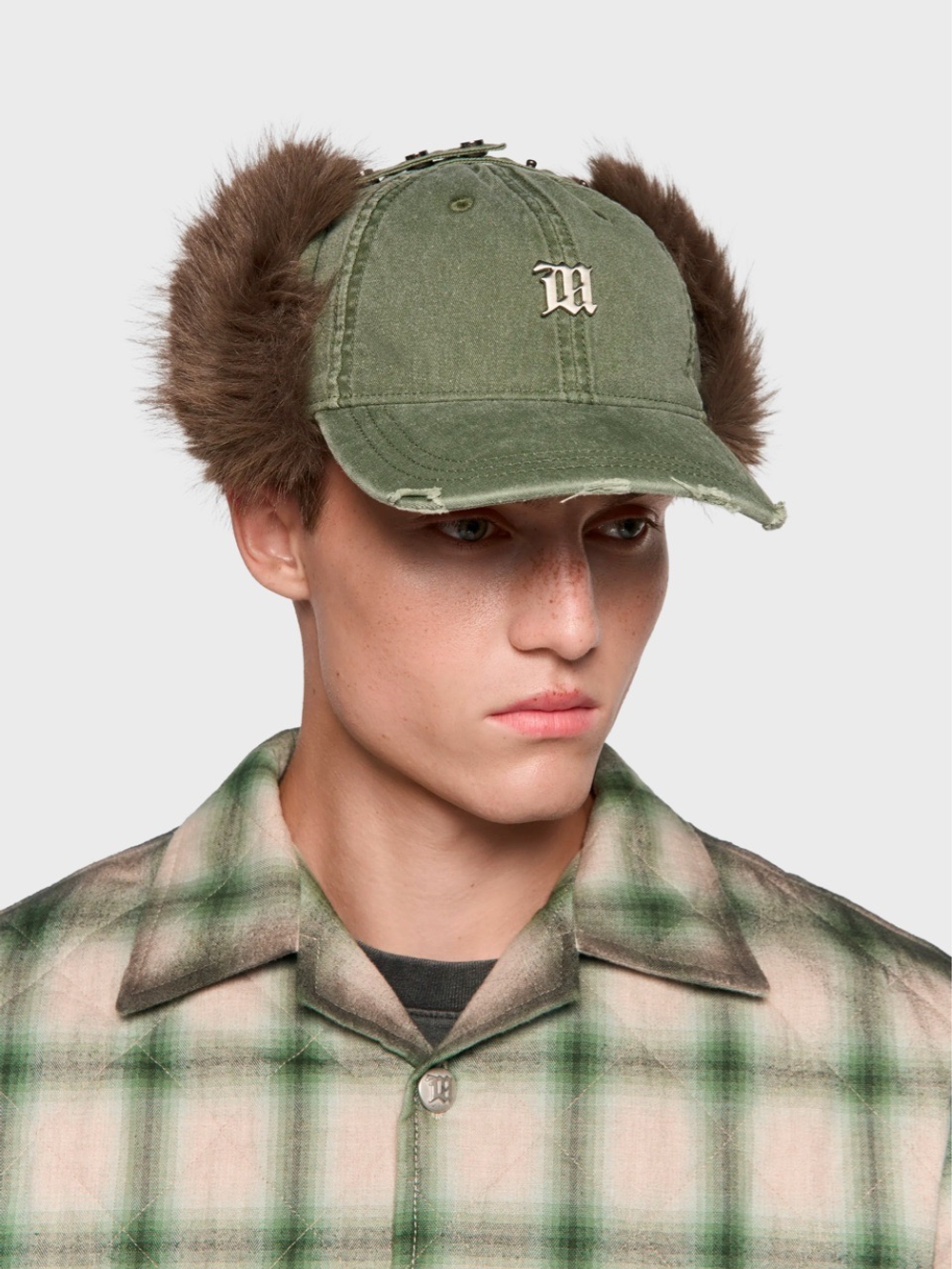 Бейсболка-шапка Misbhv Sankt Moritz Fur Olive