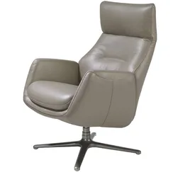 Кресло-реклайнер Angel Cerda 5092, серая кожа