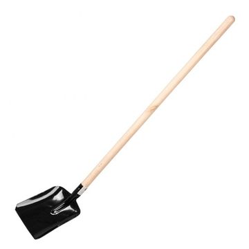 Лопата совковая, 230х280х1400 мм, деревянный черенок Россия 61461