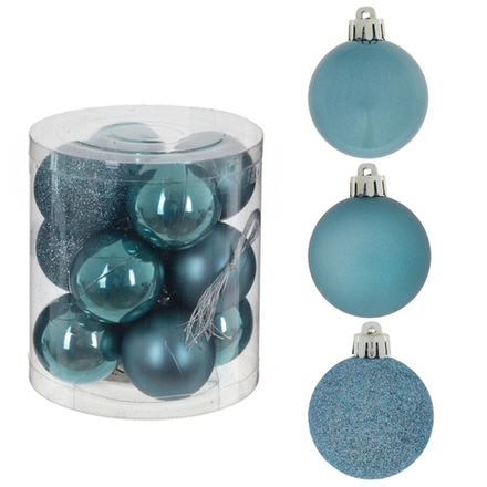 GAEM Набор из 12шт Украшение новогоднее "Шар", D 4 см, L4 W4 H5 см