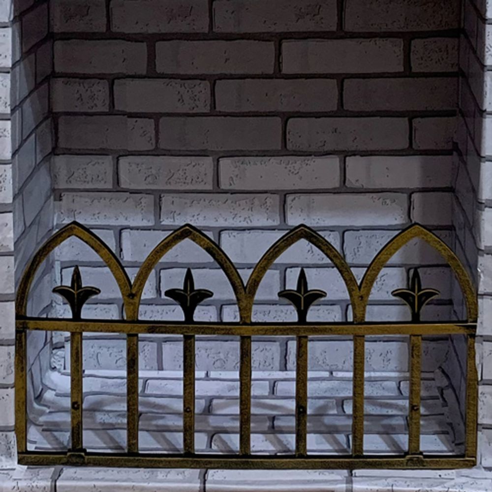 GAZS-5026 GREEN APPLE Заборчик садовый, 4 секции, раз-р секции 50*26cм, общ. длина 2 м, пластик