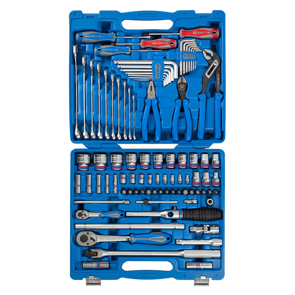 Набор инструментов универсальный, дюймовый, 87 предметов KING TONY 7587SR01