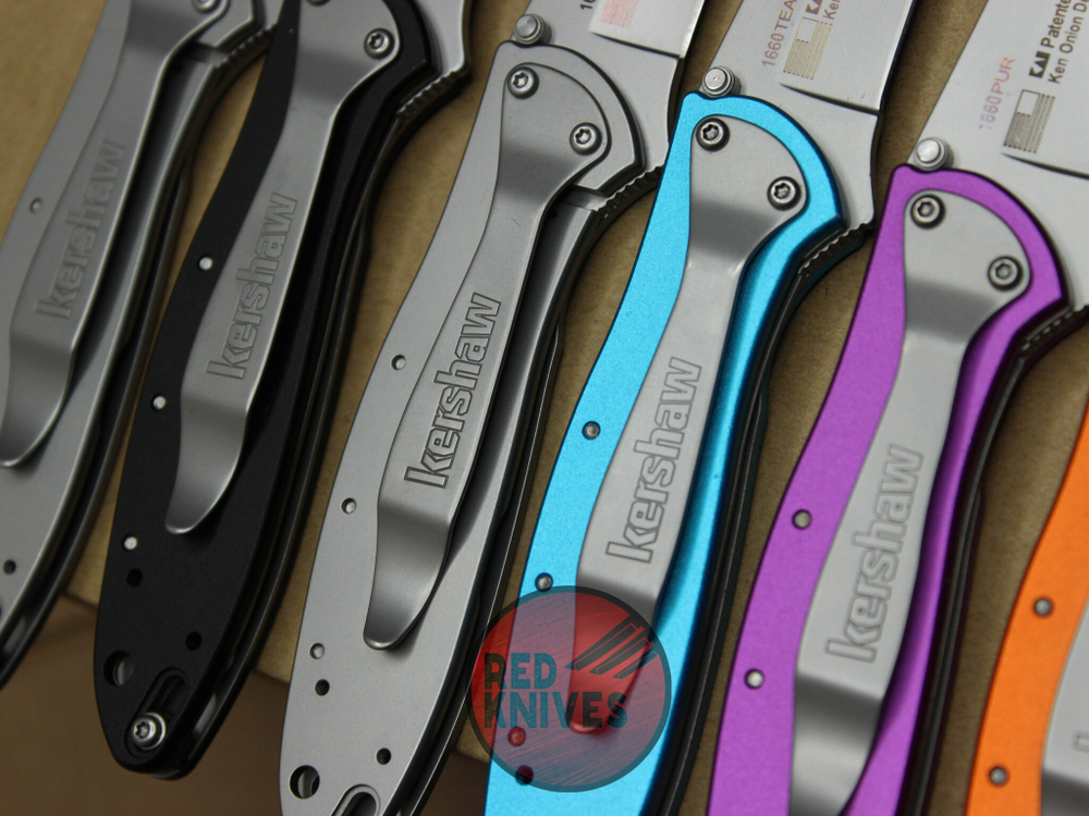 Нож KERSHAW Leek 1660 - рукоять фиолетовая