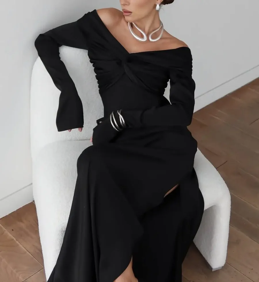 Колье под серебро двойное