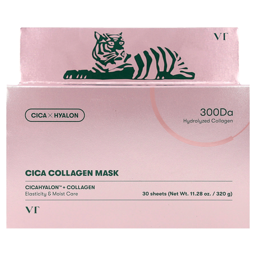 VT Cosmetics, Cica Collagen Beauty Mask, 30 шт., 320 г