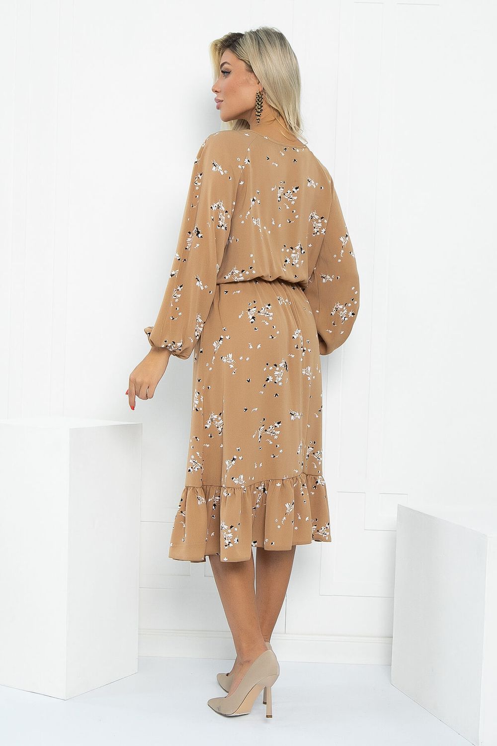 Платье Алания (бежевое) П12931-10М LT Collection