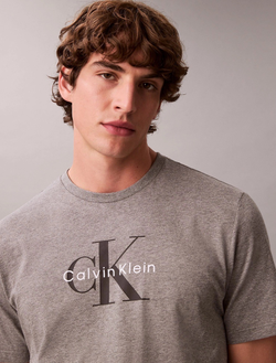 Футболка Calvin Klein Monologo Tee Medium Grey Heather