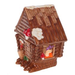 GAEM Конфетница "Избушка",, 1600 мл, L22 W17 H26 см