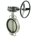 Water Butterfly Valve Elephant 316L-EPDM-RDN, body material - stainless steel AISI 316L, disk material - stainless steel AISI 316L, seal - EPDM, gear operated