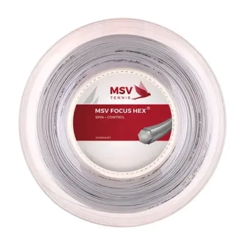 Теннисная струна MSV Focus HEX, 1.23, 200м (белый)