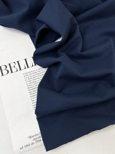 ИНДИГО - Вафля трикотажная МЕЛКАЯ ЛЕТНЯЯ пенье (КРВ433 Алина)