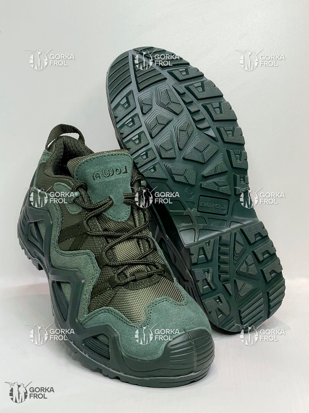 Полуботинки Lowa Zephyr GTX Lo олива, треккинговые (лето/демисезон)