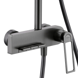 Душевая система Black&White Universe Gun Metal (UK9900MG)