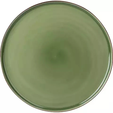 Тарелка «Сейдж» фарфор D=27см зелен.,бронз