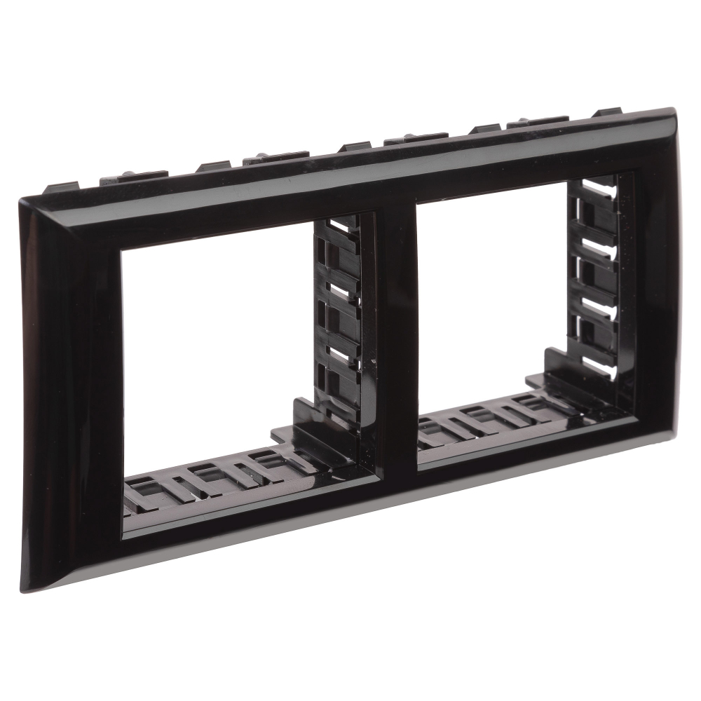 Рамка-суппорт "Avanti" для "In-liner Front", черный, 4 модуля