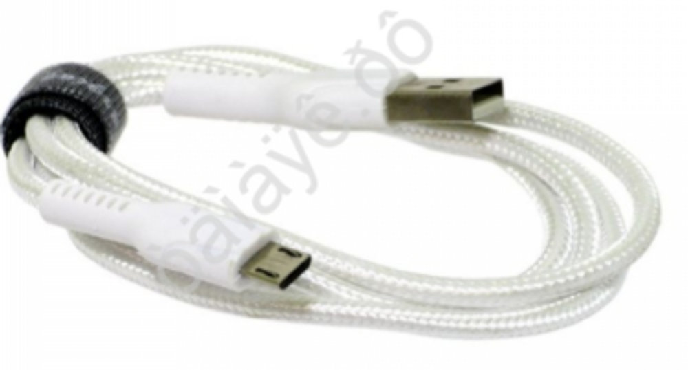 Шнур USB - micro USB  2,0Ам 1м ткань М5 а063237