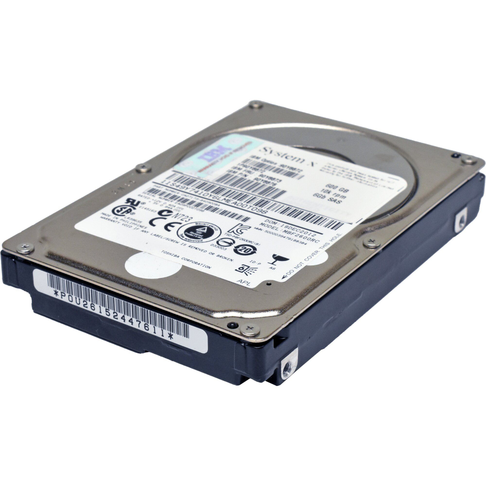 Серверный Жесткий диск IBM 90Y8872 600Gb 10K 6Gb SAS 2.5" SFF G2HS