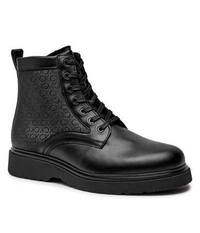 Кожаные трапперы Calvin Klein - черный(HM0HM01580)