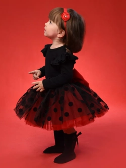 Юбка-пачка в горох