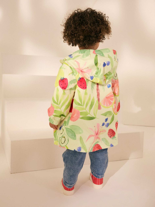 Дождевик с хлопковой подкладкой для девочки Next E25-126, Светло-желтый