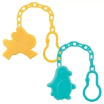 Клипса для соски-пустышки just lubby, цепочка, от 0 мес., PP арт.16581