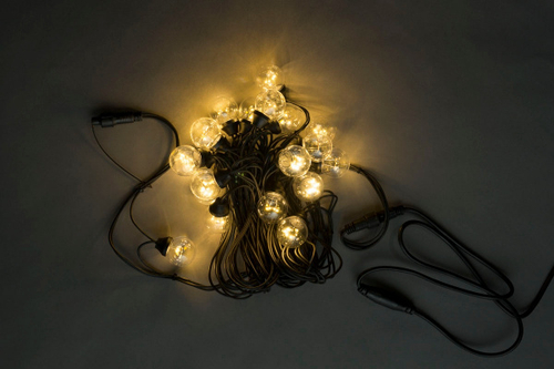 LED-2BLR-2835-50CM-10M-240V-WW/BL, Белт-лайт с лампами теплый белый/черный пр.