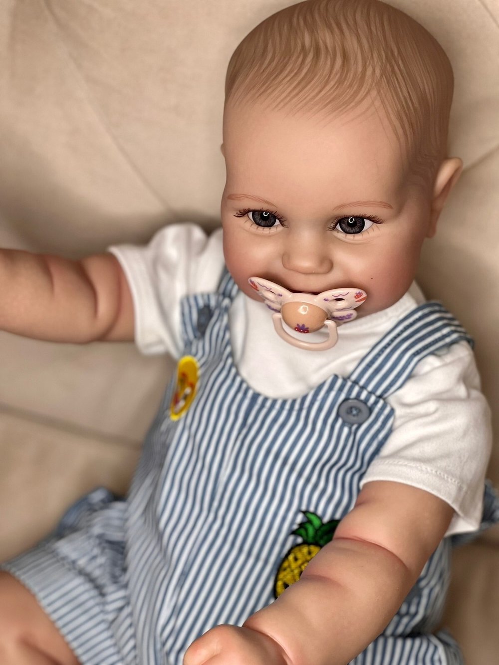 Кукла Реборн мягконабивная 60см в пакете (FA-003A)