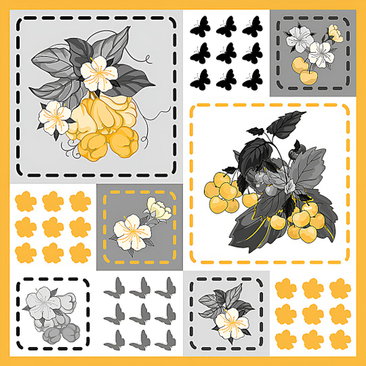 Платок 64x64 см AV-AM08301