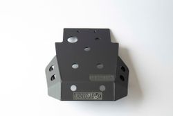 Skid Plate for Honda CRF250RALLY (2017-2020). YAMOTO. Aluminium, 4mm. V1.4 BLACK color