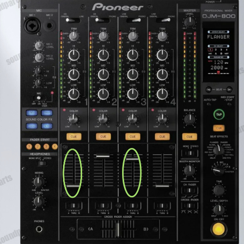 Фейдер Pioneer DWX 2537 (DWX 2539) - ch1/ch3