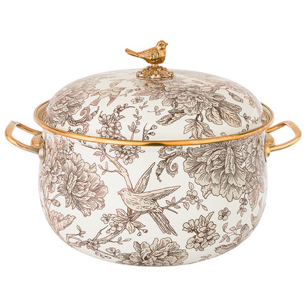 КАСТРЮЛЯ ЭМАЛИРОВАННАЯ LEFARD С КРЫШКОЙ 3,8Л, ДИА.20СМ ПОДХОДИТ ДЛЯ ИНДУКЦИОН.ПЛ