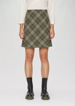 Tweed Юбка в клетку s.Oliver