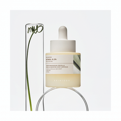 SKIN1004 Madagascar Centella Retinol 0.2 Boosting Shot Ampoule 30ml - Укрепляющая ампула-бустер для укрепления тургора кожи