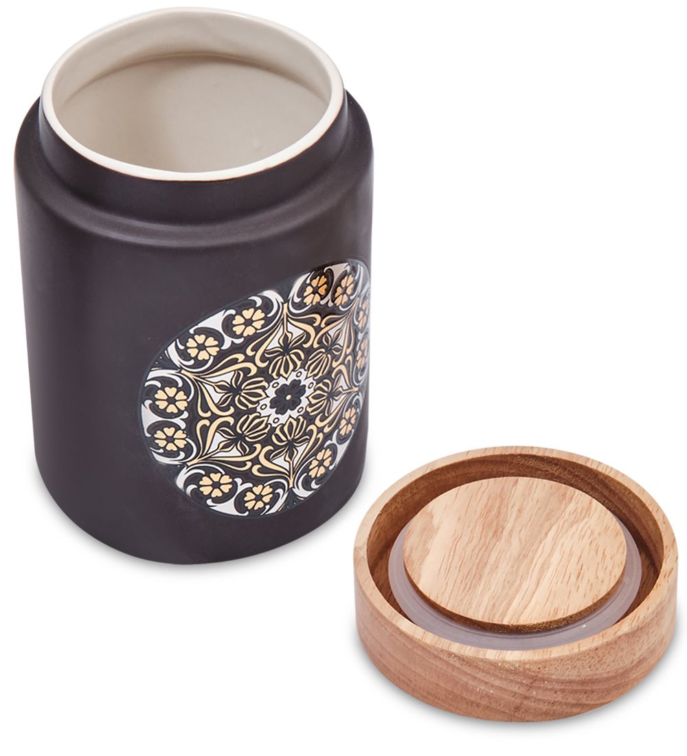 TJ-22/2 Керамическая банка сред. с крышкой