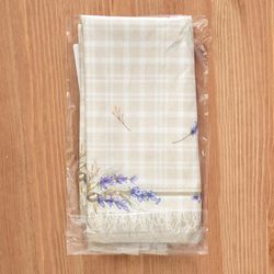 НАБОР ПОЛОТЕНЕЦ ИЗ 2-Х ШТ "ДУША ПРОВАНСА",40Х60СМ, 100% ХЛОПОК,ТВИЛ,КЛЕТКА