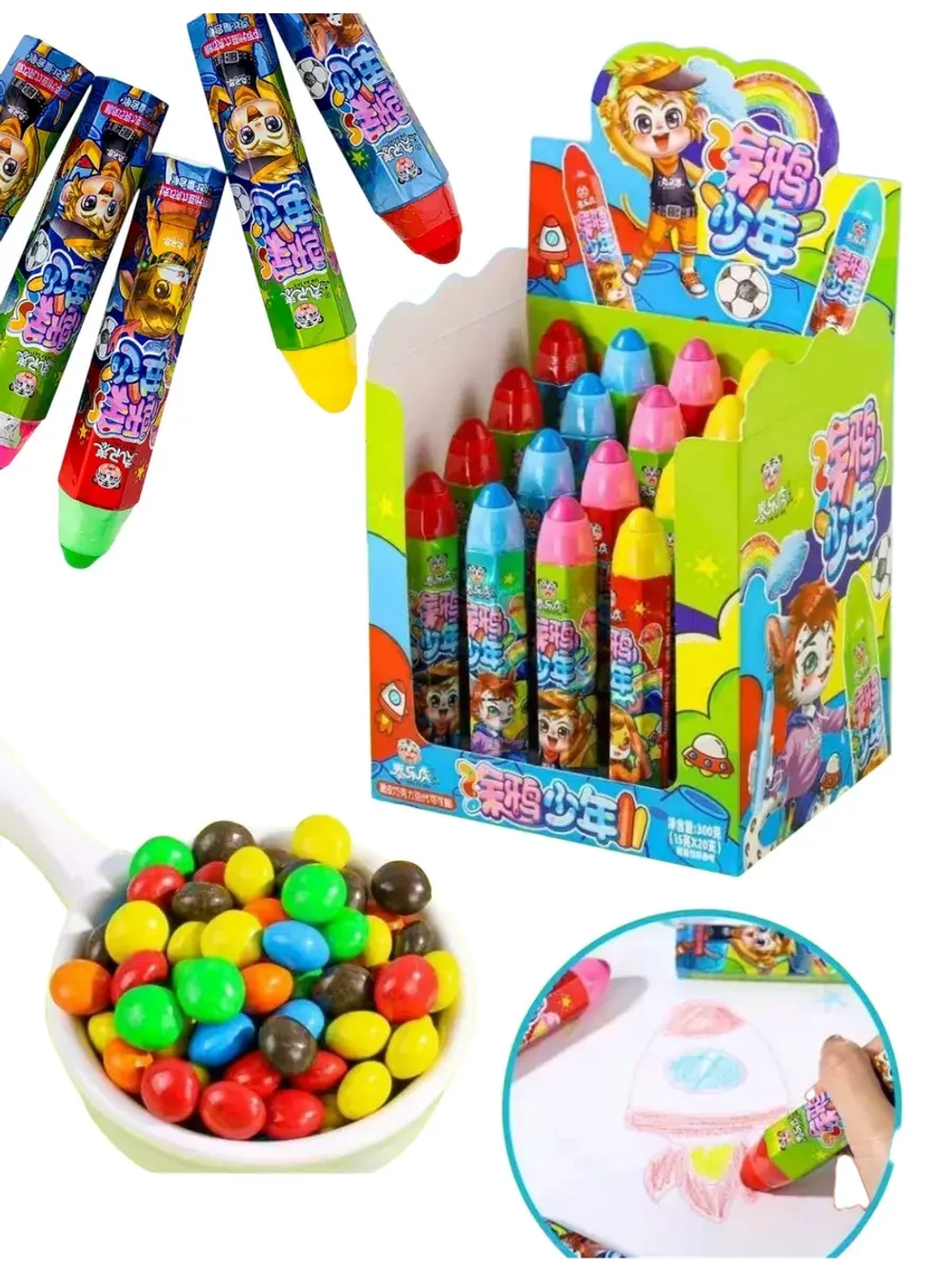 Драже шоколадное Цветные Карандаши 20 г * 20 шт