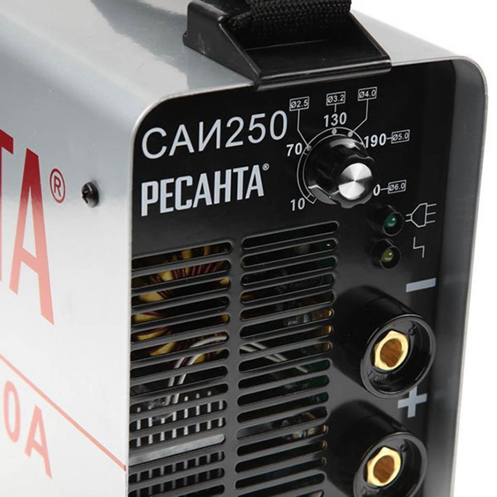 Сварочный аппарат инверт, Ресанта, САИ-250, 7.7 кВт, 250 А, электрод