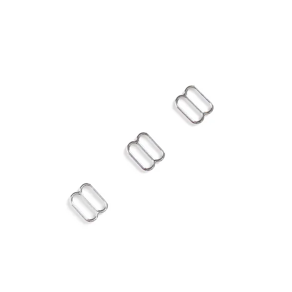 Регулятор для бретели серебро 10 мм