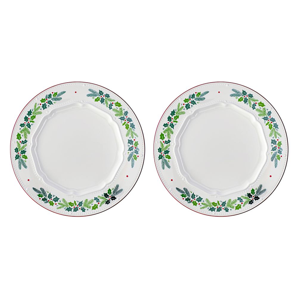 Набор из двух тарелок Nordic winter из коллекции New Year Essential, Ø26,5 см