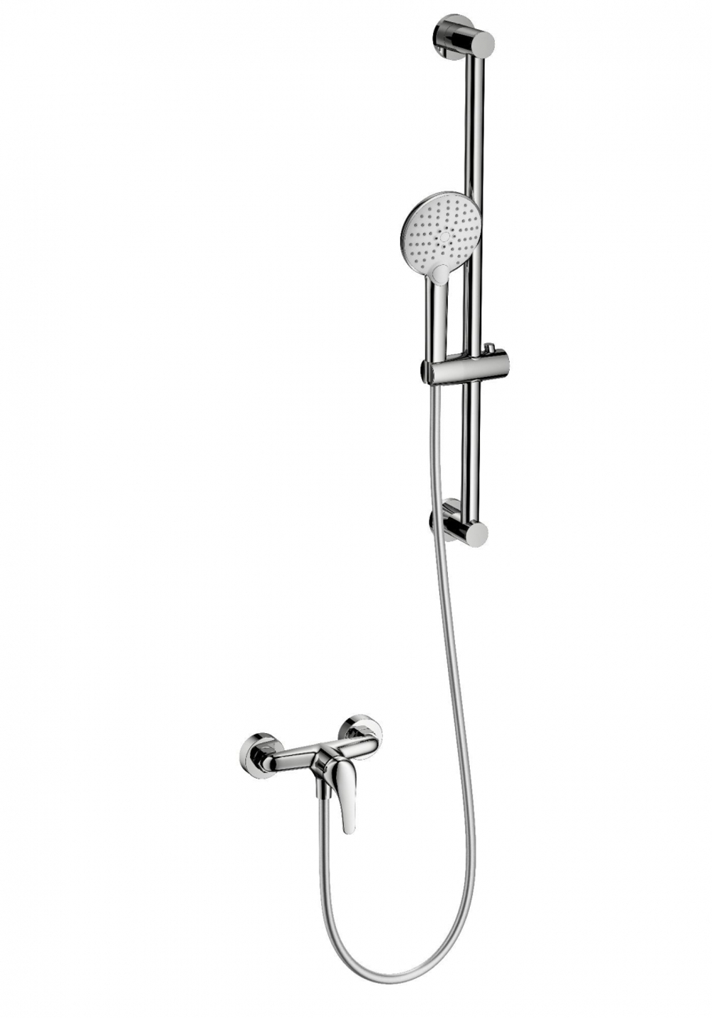 Смеситель для душа с гарнитуром WONZON & WOGHAND, Хром (WW-4570-CR)