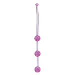 Анальная цепочка из шариков Slim Jelly Anal Beads (15 см , фиолетовый) (Цвет: фиолетовый)