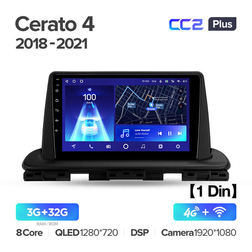 Teyes CC2 Plus 9" для KIA Cerato 2018-2021