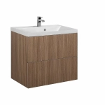 Тумба с раковиной Art&Max AM-Verona-Push-700-2C-SO-KV/AM-LAV-700-MR-FА Kadena Wood